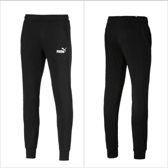 PUMA Essentials Men's Fleece Knit Pants Men Knitte - Picture 2 of 8